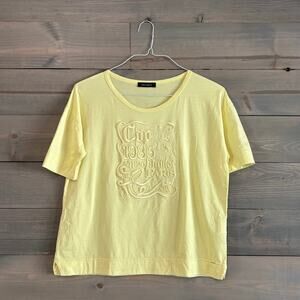 COP. COPINE | Hikita 100% Cotton Yellow Shirt Sz Large